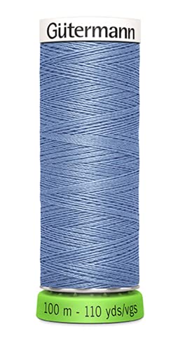 Gütermann Allesnäher rPET Nähgarn, 100 Meter Länge, #074 Blau von Gütermann