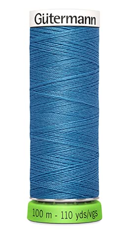 Gütermann Allesnäher rPET Nähgarn, 100 Meter Länge, #965 Blau von Gütermann