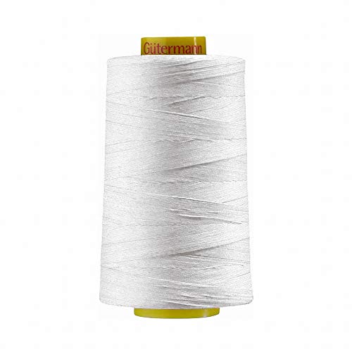 Gütermann Bobbin Mara No.150 5000 m, idealer Unterfaden für alle Maschinenstickereien (weiß) von Gütermann