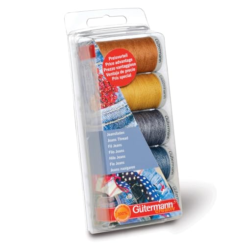 Gütermann Faden Satz, Polyester, Mehrfarbig, 100-200m, 500 Gütermann Faden Satz, Polyester, Mehrfarbig, 100-200m, 500 von Gütermann