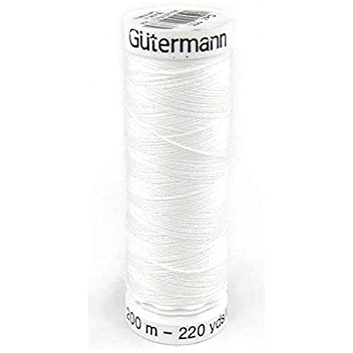 Gütermann G303-200-800 Nähgarn, Polyester, 800 Weiss, 200 m, meter Gütermann G303-200-800 Nähgarn, Polyester, 800 Weiss, 200 m, meter von Gütermann