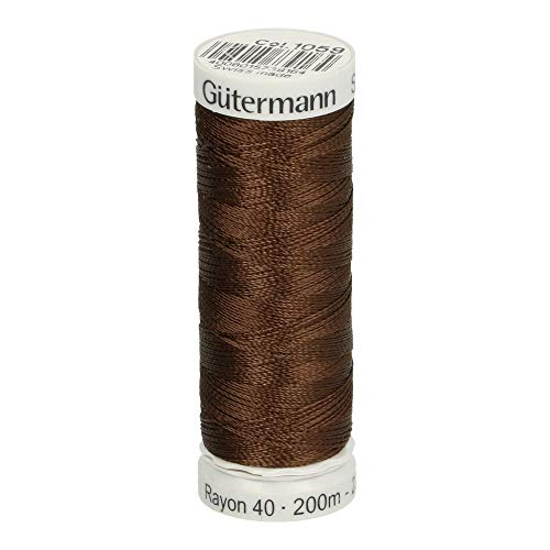 Gütermann G709700-1059 Maschinenstickfaden, 1059 Braun, 200 m von Gütermann