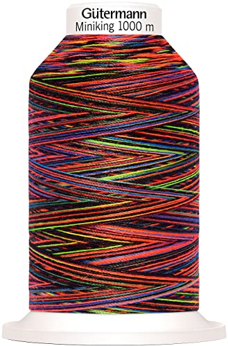 Gütermann G715264-9842 Nähgarn, Polyester, 9842 Rot/Blau, 1000 m, meter von Gütermann