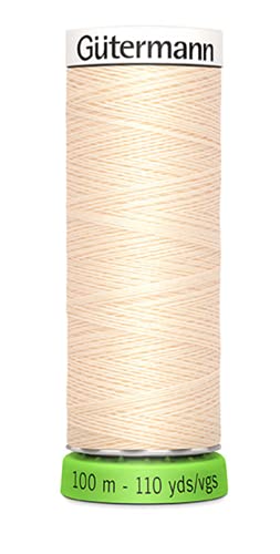 Gütermann G723860-414 Nähgarn, Polyester, 414 Ecru/Rosa, 100 m, meter von Gütermann