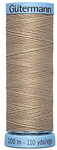 Gütermann GS303-50-464 Nähgarn, Seide, #464 Braun, 100 m, meter von Gütermann