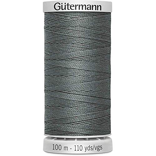 Guetermann Gütermann 724033 0701 Extra starker Faden, Schwalbenschwanzgrau, 100 m, Polyester, exstr701 von Gütermann
