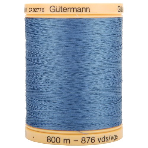 Gütermann Natürliches Baumwollgarn, 800 m, Indigoblau von Gütermann