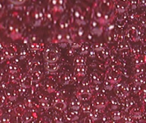 Gütermann Perlen Rocailles waschbar 11/0 2,1 mm Röhrchen 12 g Fb 4295 rot von Gütermann