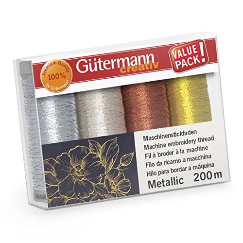 Gütermann creativ 734485-1 Stickfaden-Set, Polyester, Mehrfarbig, 78 x 57 x 20 mm Gütermann creativ 734485-1 Stickfaden-Set, Polyester, Mehrfarbig, 78 x 57 x 20 mm von Gütermann
