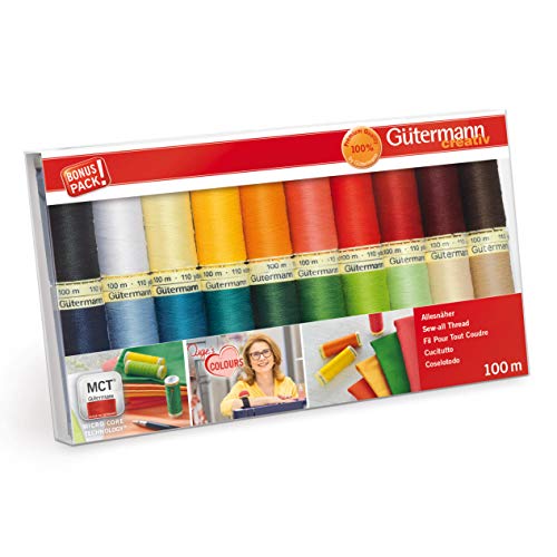 Gütermann creativ Nähfaden-Set mit 20 Spulen Allesnäher 100 m in Inges Lieblingsfarben Gütermann creativ Nähfaden-Set mit 20 Spulen Allesnäher 100 m in Inges Lieblingsfarben von Gütermann creativ