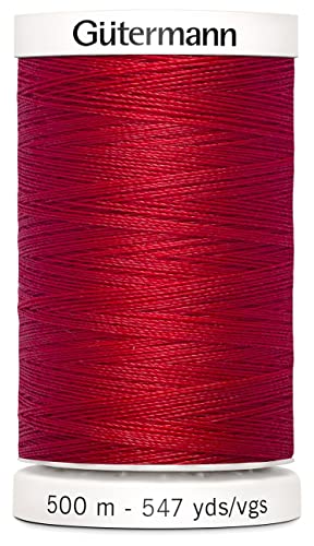 Gutermann 501-410 Nähgarn, 500 m, Scharlachrot, Polyester von Gutermann