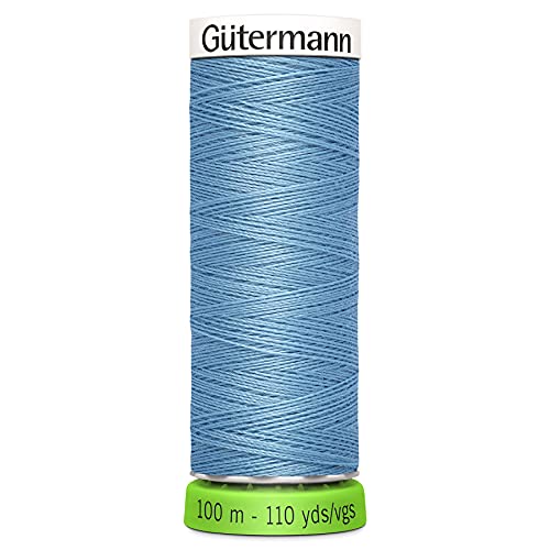 Gutermann Recyceltes Polyester-Faden, 10 m, Copen Blue von Gutermann