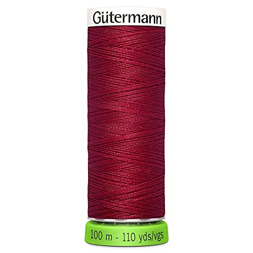 Gutermann Recyceltes Polyestergarn, 10 m, Rubinrot von Gutermann