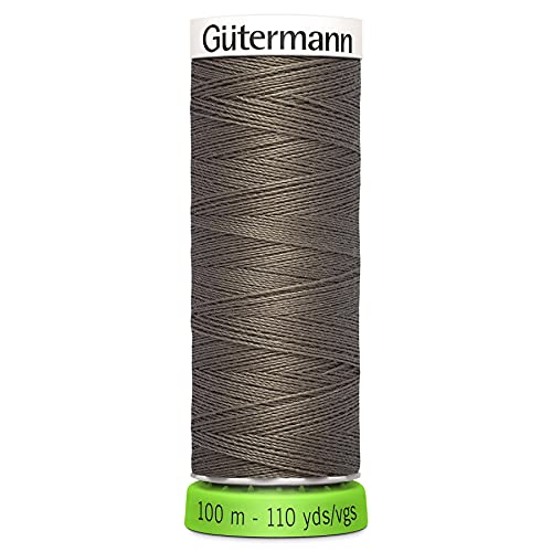 Gütermann Recyceltes Polyestergarn, 91 m, Dunkles Biber von Gütermann