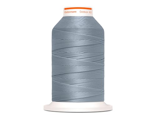 Outdoor 40 – den speziellen Nähfaden für Outdoor-Textilien. No. 40 Länge 400m - UV beständiges Nähgarn 798300 (Grau-9540) von Gütermann
