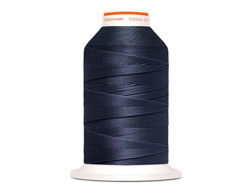 Gütermann Nähfaden Outdoor 40, UV-beständig, Länge 400m, Blau, Polyester, Cotton von Gütermann