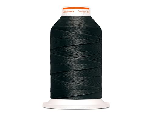 Gütermann Nähfaden - Schwarz, 400m, Acryl (polyester, cotton), UV-beständig, Outdoor-Textilien, YARN von Gütermann