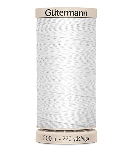 Quilting Thread 220 Yards-White by Gutermann von Gütermann