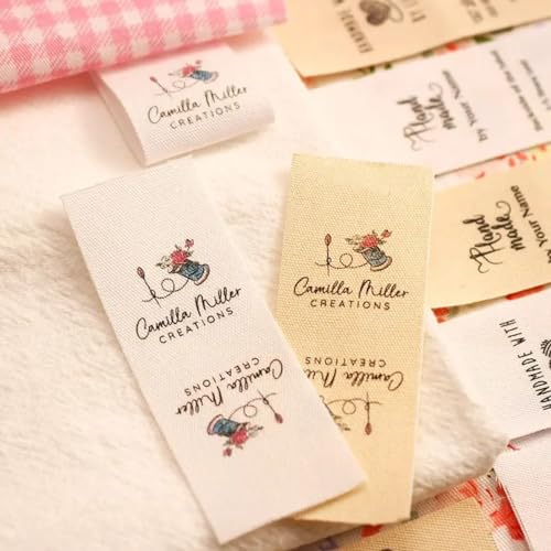 25 x 70 mm Nähetiketten, personalisierbar, Namensetiketten für Kleidung, handgefertigte Etiketten, Geschenk-Etiketten, Stricksachen, Schnittmuster-Etiketten, individuelle Namens-Geschenkanhänger (20 25 x 70 mm Nähetiketten, personalisierbar, Namensetiketten für Kleidung, handgefertigte Etiketten, Geschenk-Etiketten, Stricksachen, Schnittmuster-Etiketten, individuelle Namens-Geschenkanhänger (20 von Gufacai