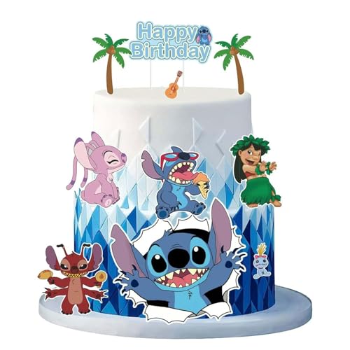 10 Stück Tortendeko-Set, Tortendeko-Set, Cake Topper, Für Kuchen & Cupcakes (C) von Gugatad