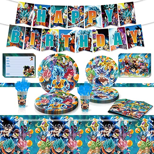 72 Geburtstags Deko, Kinder Geburtstagsdeko,Birthday Decorations,Party Supplies Set mit Teller,Banner,Servietten,Einladungskarte 72 Geburtstags Deko, Kinder Geburtstagsdeko,Birthday Decorations,Party Supplies Set mit Teller,Banner,Servietten,Einladungskarte von Gugatad
