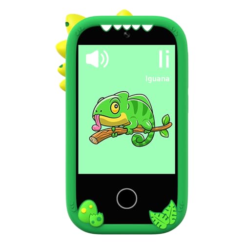 Gugxiom 2,8 -Zoll -Touchscreen -Kindertelefon, 32 -GB -Speicher Kinder -Smartphone mit Spielkamera MP3/MP4 -Player Zum Lernen und Unterhaltung (Green) von Gugxiom