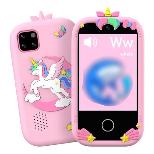 Gugxiom 2,8 -Zoll -Touchscreen -Kindertelefon, 32 -GB -Speicher Kinder -Smartphone mit Spielkamera MP3/MP4 -Player Zum Lernen und Unterhaltung (PINK) von Gugxiom