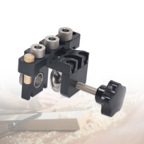 Gugxiom 3-in-1 Doweling Jig Kit, Pocket Hole Jig mit 4 Messing-Lokatoren, Lasergravur und 8/10-mm-Stanzbereich, mit 8-mm-, 10-mm- und 15-mm-Bohrern Gugxiom 3-in-1 Doweling Jig Kit, Pocket Hole Jig mit 4 Messing-Lokatoren, Lasergravur und 8/10-mm-Stanzbereich, mit 8-mm-, 10-mm- und 15-mm-Bohrern von Gugxiom