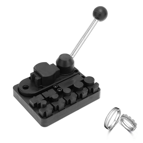 Gugxiom Ringbieger, Ringbiegewerkzeug, Ohrringbiegemaschine, manuelle multifunktionale Ringe Ohrringe Biegemaschine, Schmuckherstellungswerkzeug für Handwerker und Heimwerker von Gugxiom