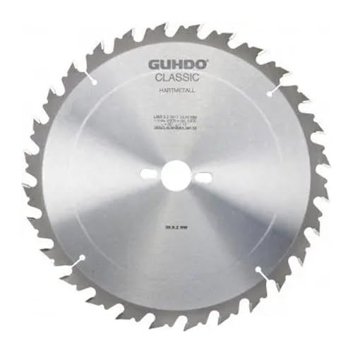 Guhdo 2003.450.30 HW-Zuschneid-Kreissägeblatt, 450 mm x 4,0 mm, Bohrung 2,8 mm x 30 mm, Z40 W von Guhdo