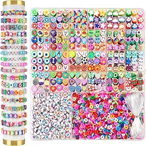 Guidre 2300 PCS Perlen für Armbänder, 26 Farben Perlen Set Bastelset Kinder, 3mm Kinder Perlen Zum Auffädeln, Perlen Armbänder Selber Machen für DIY Schmuck Halskette Ohrringe Kette, Kinder Erwachsen Guidre 2300 PCS Perlen für Armbänder, 26 Farben Perlen Set Bastelset Kinder, 3mm Kinder Perlen Zum Auffädeln, Perlen Armbänder Selber Machen für DIY Schmuck Halskette Ohrringe Kette, Kinder Erwachsen von Guidre