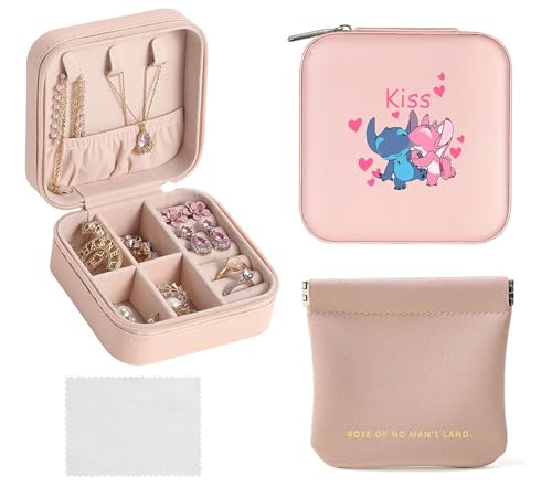 Guidre Schmuckkästchen Klein, Schmuckschatulle für Mädchen, Anime Schmuckbox Damen, Reise Schmuck Etui, Jewelry Organizer Leder, für Ohrringe, Halsketten, Ringe, Hochzeit Geschenk Guidre Schmuckkästchen Klein, Schmuckschatulle für Mädchen, Anime Schmuckbox Damen, Reise Schmuck Etui, Jewelry Organizer Leder, für Ohrringe, Halsketten, Ringe, Hochzeit Geschenk von Guidre