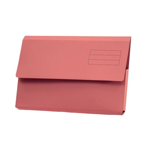 Exacompta Guildhall Dokumententasche, einfarbig, 34,5 x 24,5 cm, 250 g/m², Pink, 50 Stück von Guildhall