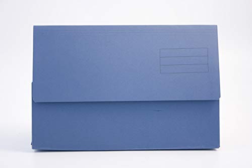 Exacompta Guildhall Dokumententasche, einfarbig, 34,5 x 24,5 cm, 250 g/m², Blau, 10 Stück von Guildhall