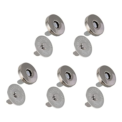 Guindxan 100 Sets Magnetknopf-Verschlüsse, 18 mm, ideal zum Nähen, Basteln, Geldbörsen, , Kleidung, Leder Guindxan 100 Sets Magnetknopf-Verschlüsse, 18 mm, ideal zum Nähen, Basteln, Geldbörsen, , Kleidung, Leder von Guindxan