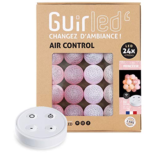 GuirLED - LED Baumwollkugeln Lichterkette USB - Drahtlose Fernbedienung - Baby Nachtlicht 2h - Dual USB 2A Netzteil enthalten - 4 Intensitäten – 24 Kugeln 2.4m - Prinzessin GuirLED - LED Baumwollkugeln Lichterkette USB - Drahtlose Fernbedienung - Baby Nachtlicht 2h - Dual USB 2A Netzteil enthalten - 4 Intensitäten – 24 Kugeln 2.4m - Prinzessin von GuirLED