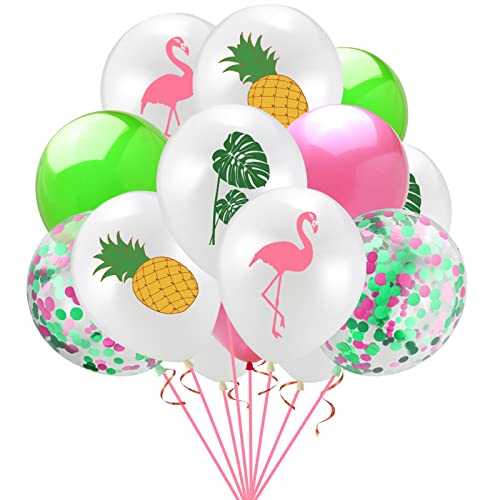 15 Stück Flamingo Luftballons Tropische Blatt Ananas Hibiskus Luftballons 12 Zoll Hawaiianische Luau Latex Ballons für Tropische Hawaii Flamingo Geburtstag Hochzeit Baby Shower Party Deko 15 Stück Flamingo Luftballons Tropische Blatt Ananas Hibiskus Luftballons 12 Zoll Hawaiianische Luau Latex Ballons für Tropische Hawaii Flamingo Geburtstag Hochzeit Baby Shower Party Deko von Gukasxi