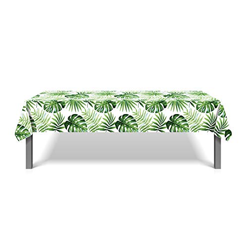 3 Pack Tischdecken für Hawaiianische Party Dekoration 130x220cm Einweg Tischtuch aus Kunststoff Party Tischdecke Aloha Tropische Hawaii Tischtuch für Sommer Pool Strand Geburtstag Party Dekoration von Gukasxi