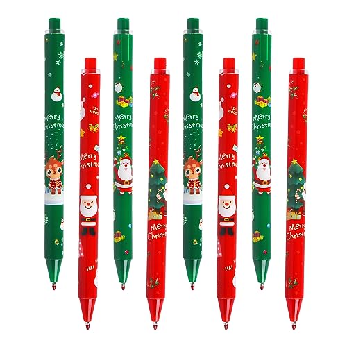 Gukasxi 24 Stück Weihnachts Kugelschreiber 0.5mm Druckkugelschreiber, Weihnachts Schreibender Kugelschreiber für Studenten Kinder Weihnachten Party Geschenke Bag Fillers Gukasxi 24 Stück Weihnachts Kugelschreiber 0.5mm Druckkugelschreiber, Weihnachts Schreibender Kugelschreiber für Studenten Kinder Weihnachten Party Geschenke Bag Fillers von Gukasxi