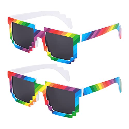 Gukasxi Gay Pride Partybrillen LGBTQ Accessoires, 2 Stück Lustige Regenbogen Brille LGBT Partybrillen, Party Kostüm Accessoires Für Gay Pride Paraden LGBTQ Accessories Gukasxi Gay Pride Partybrillen LGBTQ Accessoires, 2 Stück Lustige Regenbogen Brille LGBT Partybrillen, Party Kostüm Accessoires Für Gay Pride Paraden LGBTQ Accessories von Gukasxi