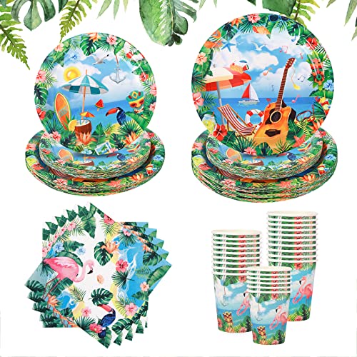 Gukasxi Hawaiian Aloha Party Geschirr für 20 Gäste Papier Geschirr Set enthält Papier Teller Servietten Papier Tassen Geschirr für Hawaii Sommer Geburtstag Party Dekoration Gukasxi Hawaiian Aloha Party Geschirr für 20 Gäste Papier Geschirr Set enthält Papier Teller Servietten Papier Tassen Geschirr für Hawaii Sommer Geburtstag Party Dekoration von Gukasxi