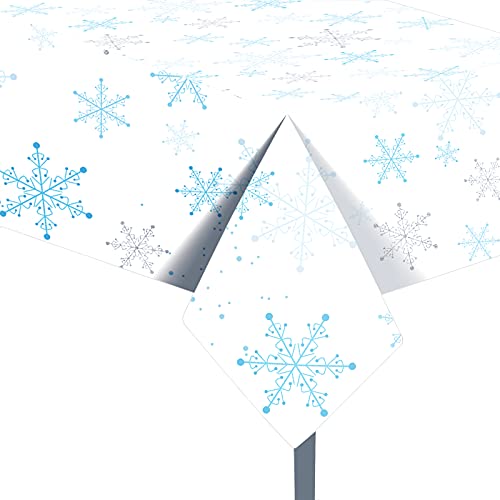 Weihnachten Tischabdeckungen, 3 Pack Weihnachten Tischdecken Xmas Party Einweg-Plastik rechteckigen Tischabdeckungen, Winter Schneeflocken Tischdecke für Weihnachten Urlaub Neujahr Party-Dekoration Weihnachten Tischabdeckungen, 3 Pack Weihnachten Tischdecken Xmas Party Einweg-Plastik rechteckigen Tischabdeckungen, Winter Schneeflocken Tischdecke für Weihnachten Urlaub Neujahr Party-Dekoration von Gukasxi