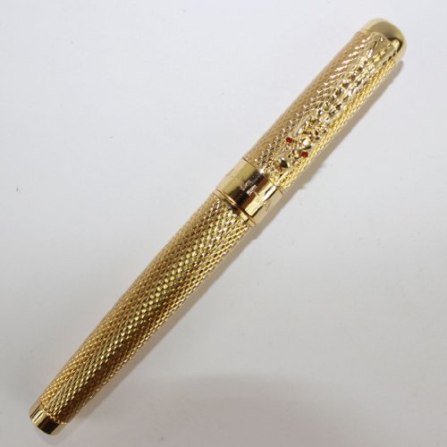 Gullor 1200 reinen goldenen Mitte Füllfederhalter mit Carving-Muster Gullor 1200 reinen goldenen Mitte Füllfederhalter mit Carving-Muster von Gullor