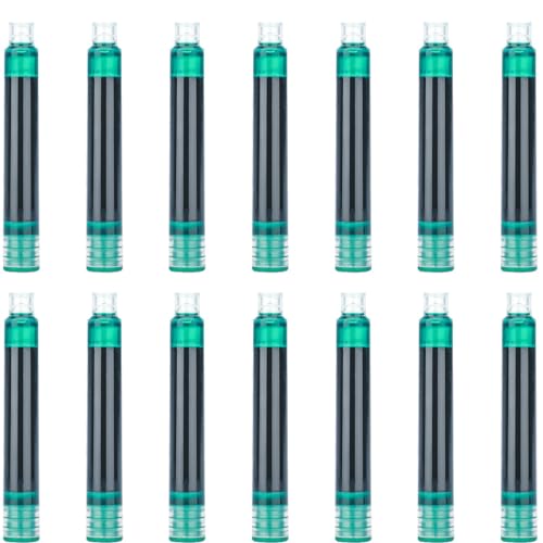 Gullor 35 Stück Füllfederhalter-Tintenpatronen mit Aufbewahrungsbox, Stiftminen, internationale Standardgröße, 2,6 mm Bohrungsdurchmesser Gullor 35 Stück Füllfederhalter-Tintenpatronen mit Aufbewahrungsbox, Stiftminen, internationale Standardgröße, 2,6 mm Bohrungsdurchmesser von Gullor