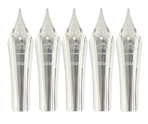 Gullor 5PCS Füllfederhalter Nibs passen Jinhao 159/450/750, Silber, mittlere Spitze Gullor 5PCS Füllfederhalter Nibs passen Jinhao 159/450/750, Silber, mittlere Spitze von Gullor