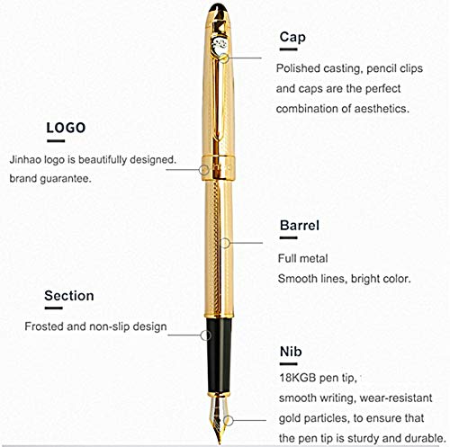 Gullor Advanced Füllfederhalter Jinhao 165 Medium nib 18kgp golden geprägte Gullor Advanced Füllfederhalter Jinhao 165 Medium nib 18kgp golden geprägte von Gullor