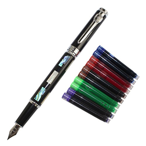 Gullor Elegant Füllfederhalter Jinhao 8802 Shell mit Geschenk-Box und Tintenpatronen Gullor Elegant Füllfederhalter Jinhao 8802 Shell mit Geschenk-Box und Tintenpatronen von Gullor