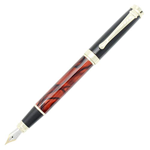 Gullor Elegante Art Füllfederhalter schwarz mit goldenen Linie & dot Stift Gullor Elegante Art Füllfederhalter schwarz mit goldenen Linie & dot Stift von Gullor