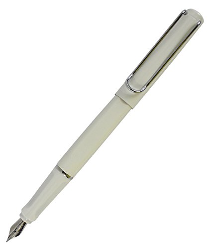 Gullor Jinhao Metall Füllfederhalter 599, U-Typ Silber Zierleiste, weiß von Gullor