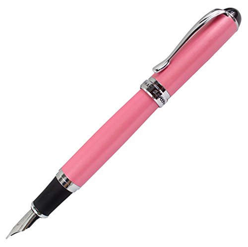 Gullor Jinhao X750 Füllfederhalter Edelstahl mittel 18KGP Nib - Pink von Gullor